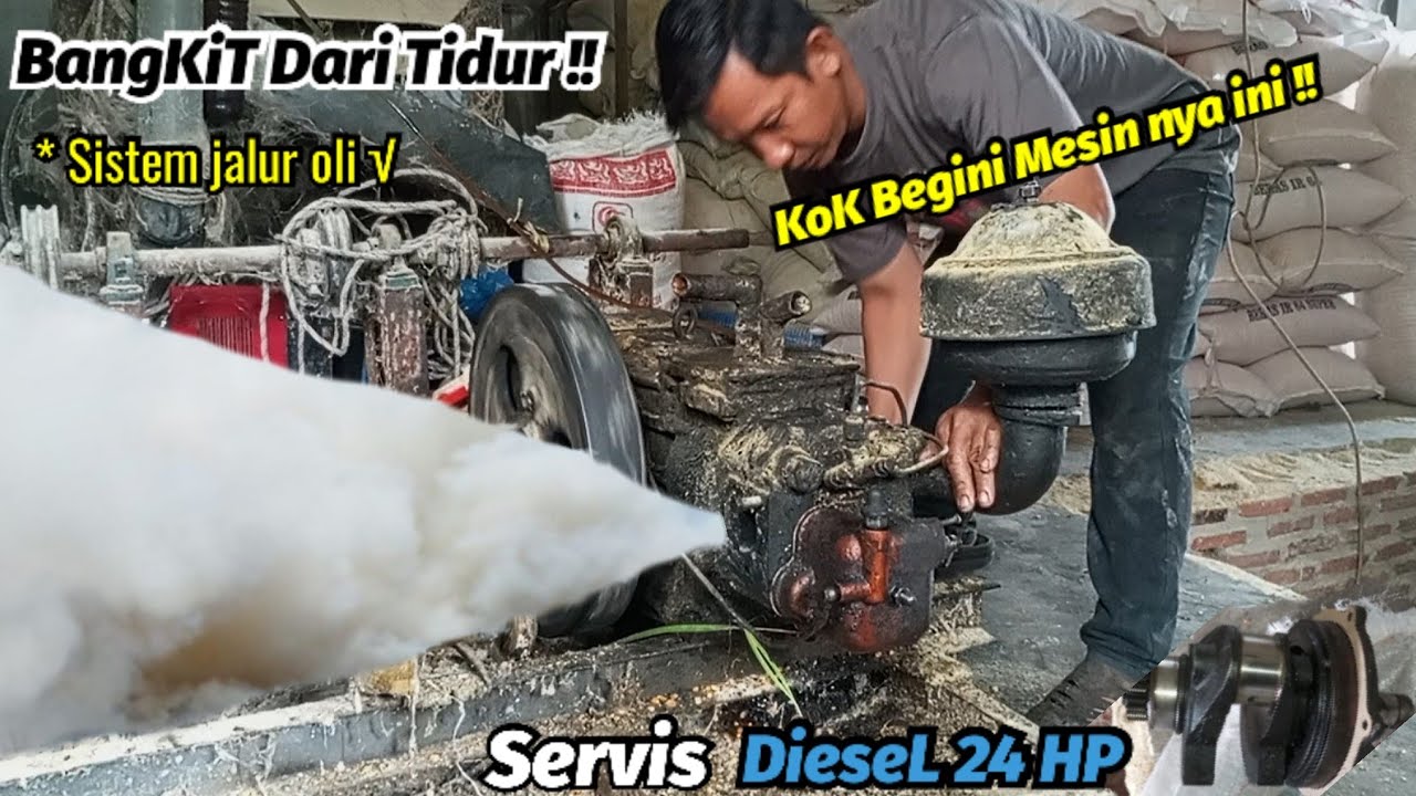 Servis Mesin Diesel 24 HP MACET !! Ternyata isi nya Begini 😭 Tolong Dibantu ENGKOL