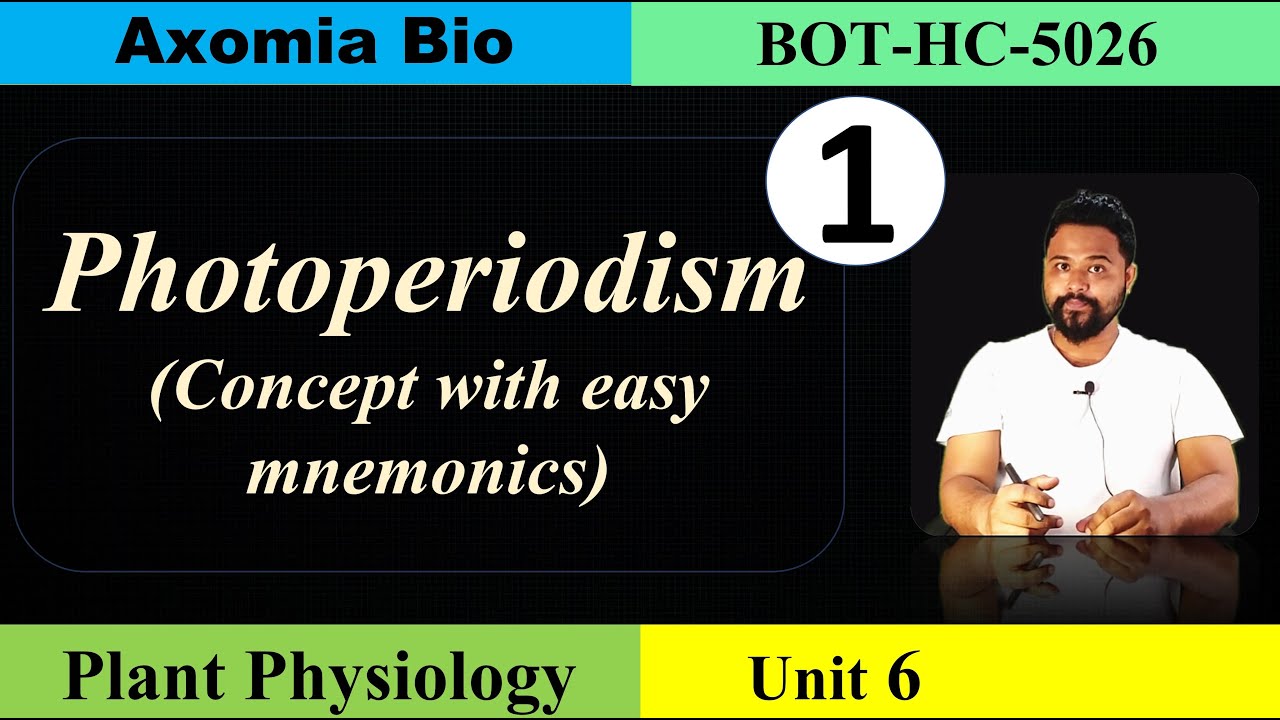 Physiology of flowering (Overview)| Photoperiodism| Plant physiology| Dr Rajib Borah| Axomia Bio