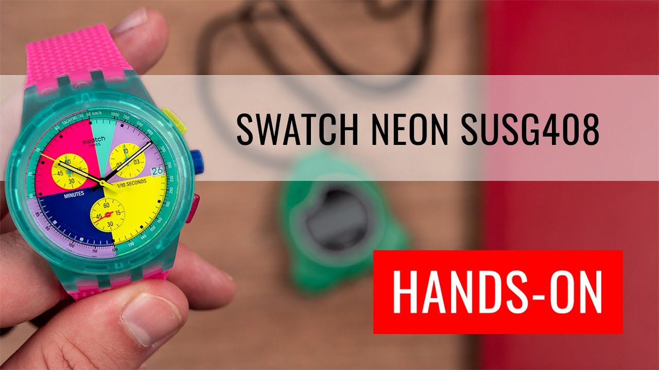 HANDS-ON: Swatch Neon Flash Arrow SUSG408