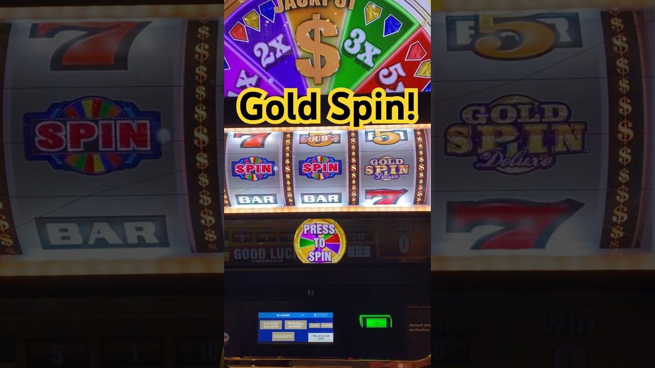 Big Gold Spin Bonus Wheel Of Fortune Slot!