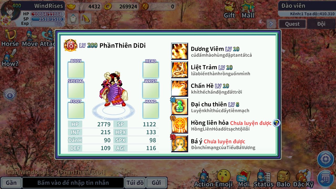 Skill - Phần Thi&ecirc;n Di Di | TS Online Mobile