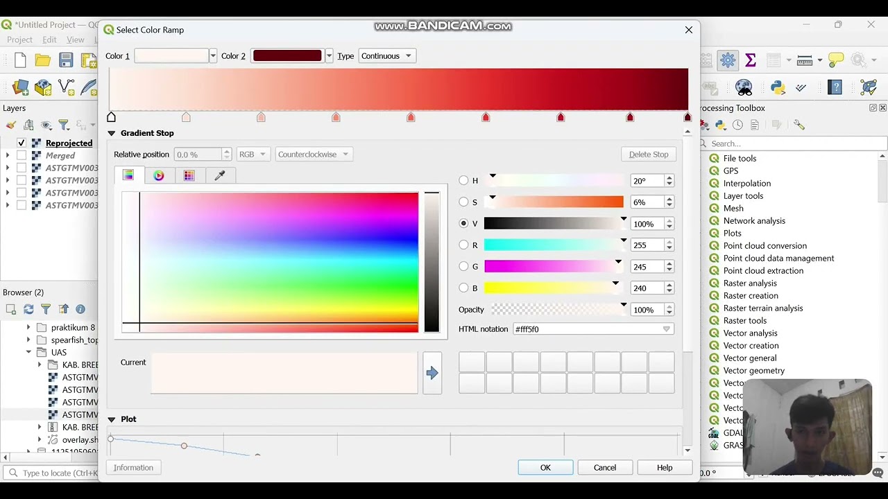 Vidio tutorial Analisis 3D Pada aplikasi QGis