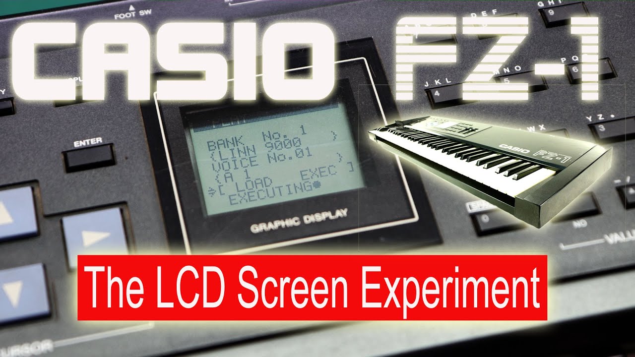 Casio FZ1 LCD  Experiment  Synth Hunter Episode  35