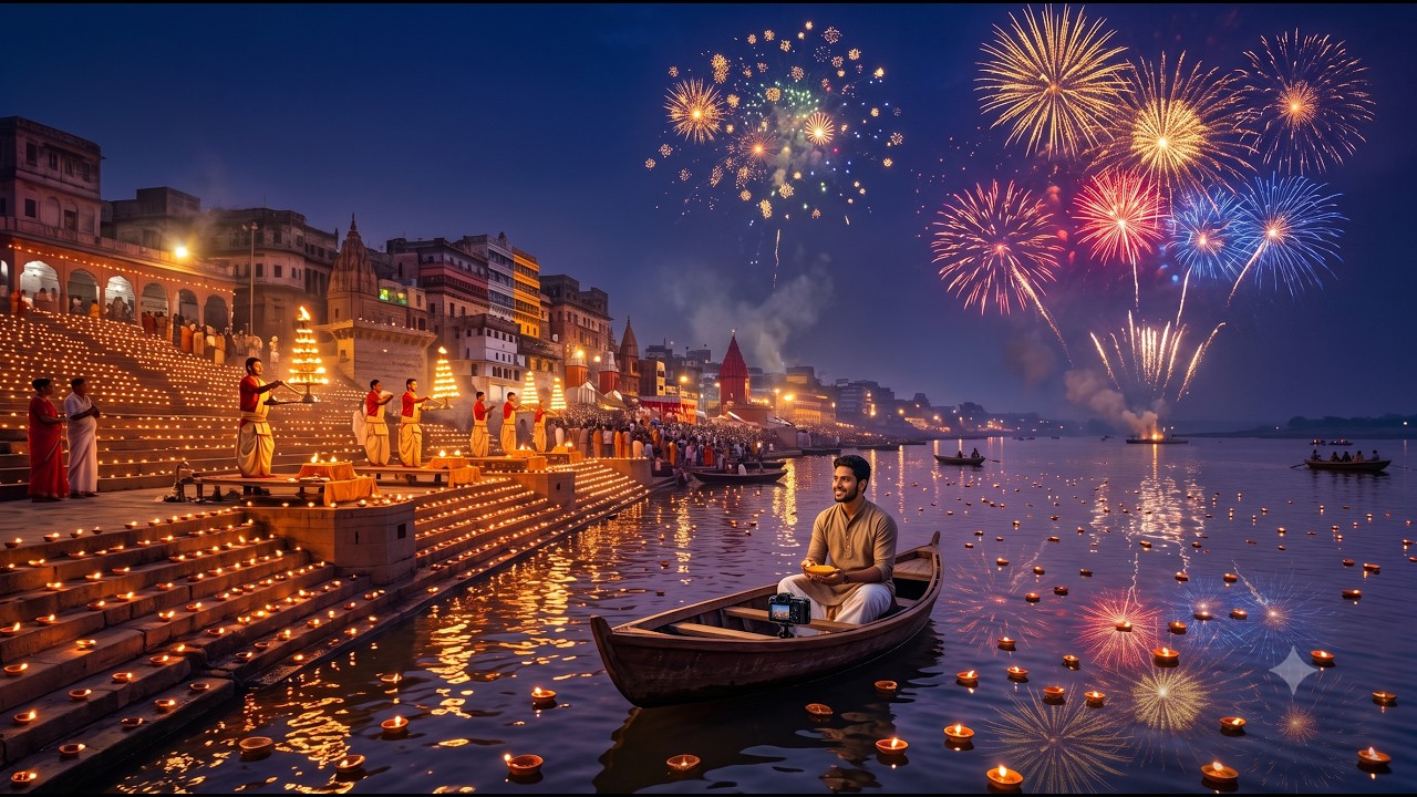 Varanasi Dev Diwali: The Million-Lamp Festival 🔥 Light on the Ganges | Epic Ganga Aarti & Fireworks