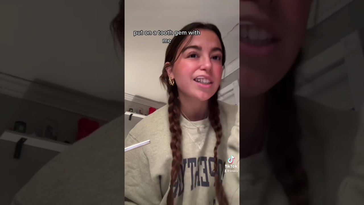 APPLY A TOOTH GEM WITH ME 🦷 💎 #shorts