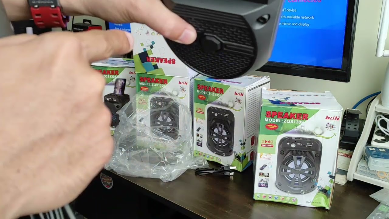 Bluetooth speaker ZQS1308 | Unboxing and Demo