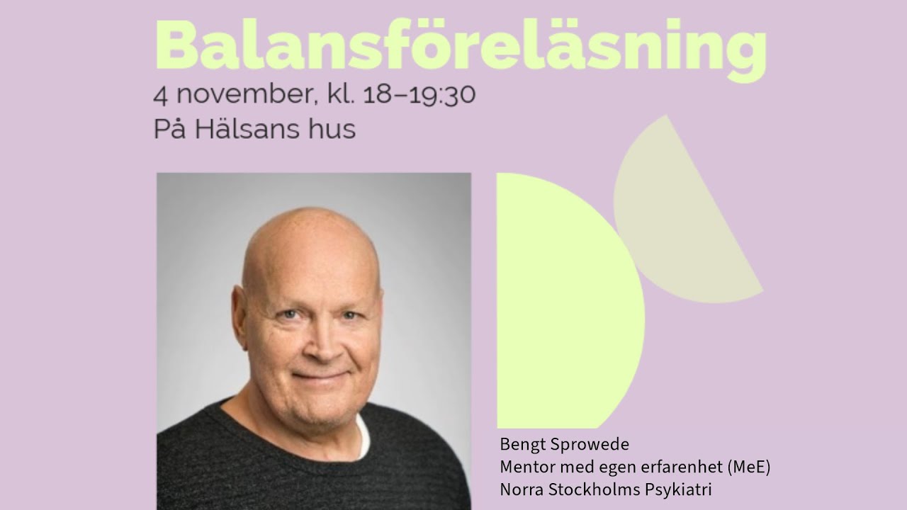 Föreläsning med Bengt Sprowede