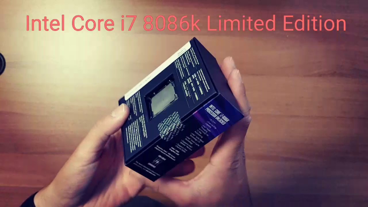 Unboxing Intel Core i7 8086k Limited Edition !!!