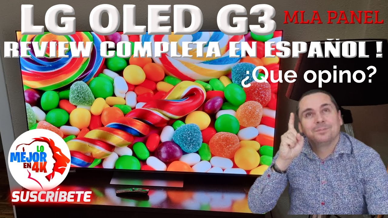 Review OLED LG G3 - El Mejor Televisor de LG - TEST Uniformidad  ABL  HDR  SDR DOLBYVISION y MOTION