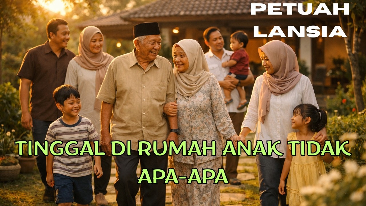 TINGGAL DI RUMAH ANAK SAAT USIA SENJA