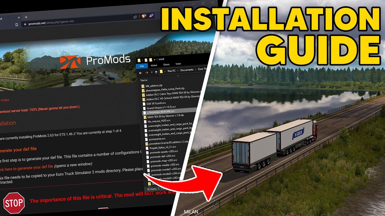 ProMods Complete Guide (Requirements, Download, Installation) for ETS2