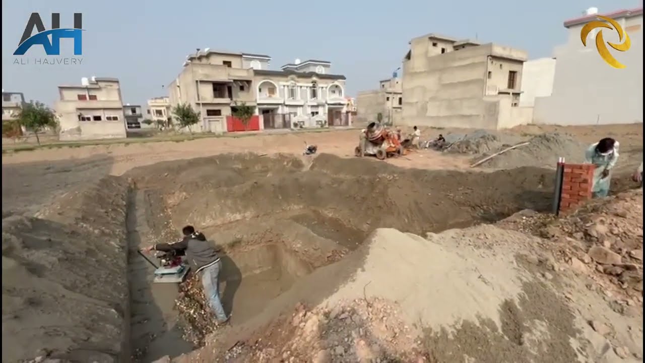 New Project Started | ALi Hajvery Construction Company Park View City Lahore