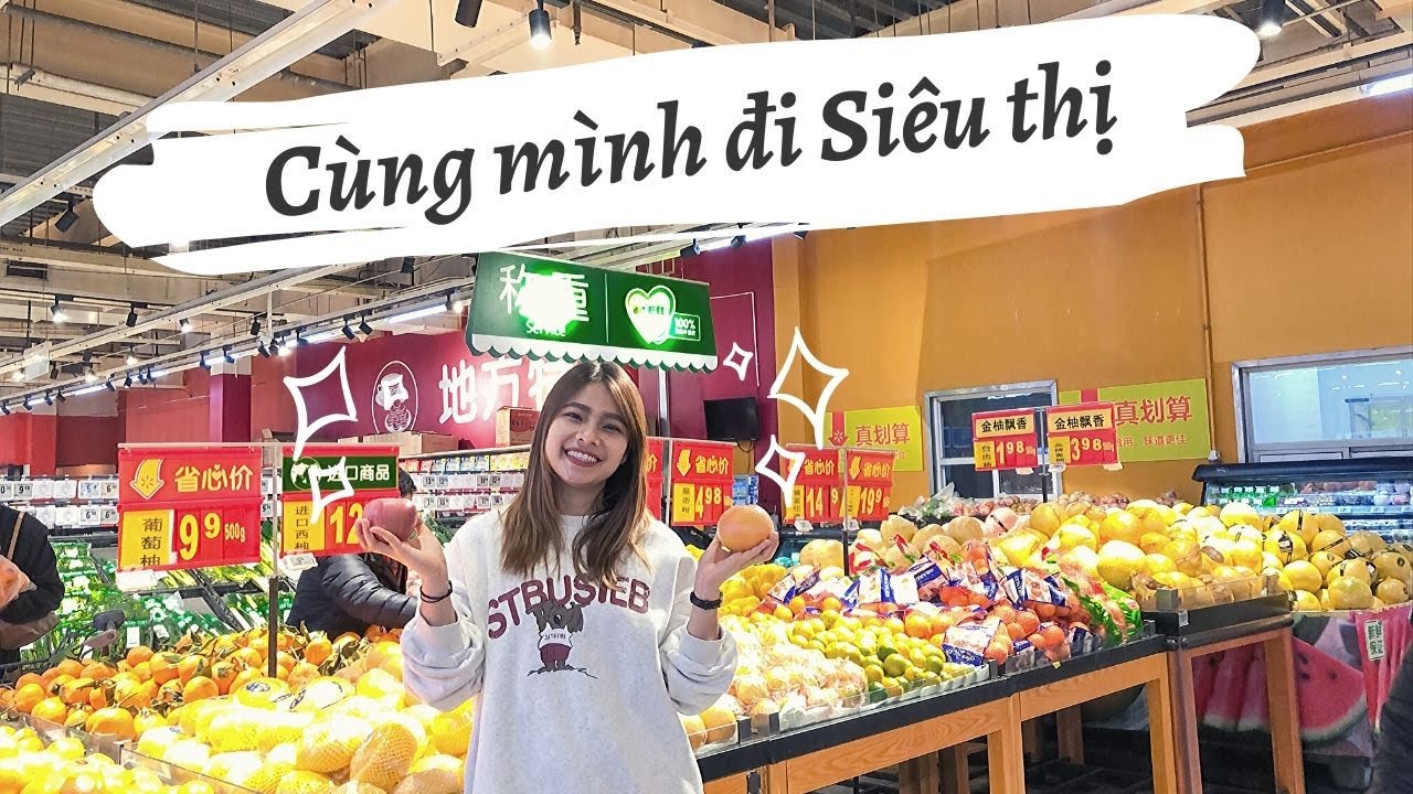 Sinh hoạt phí và giá cả tại Thượng Hải 💰Thử thách đi chợ cho một tuần với 100 tệ 🤔? 准备一周的菜