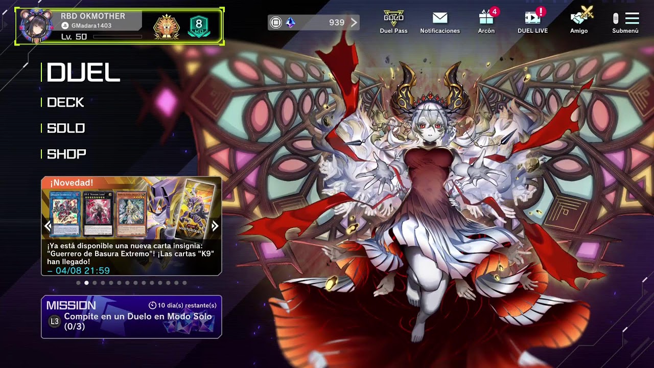 Yu-Gi-Oh! Masterduel jugamos lo que se tenga que jugar puro bug