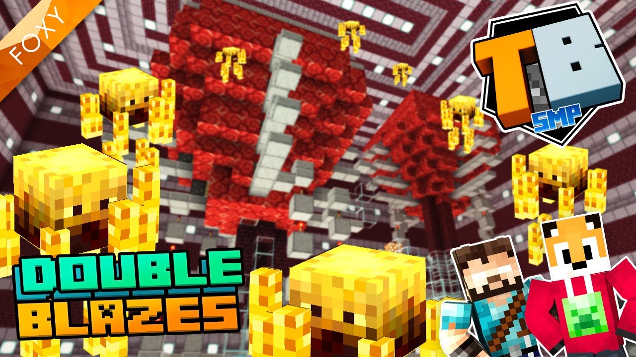 DOUBLE BLAZE SPAWNER FARM | Truly Bedrock Season 1 [91] | Minecraft Bedrock Edition 1.14 SMP