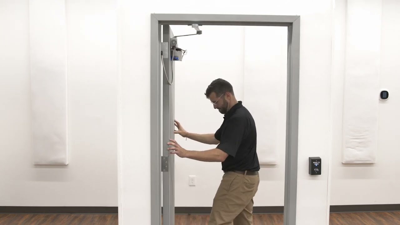 Installing the LCN 6400 COMPACT Series Low Energy Operator on an existing LCN 4040XP Door Closer