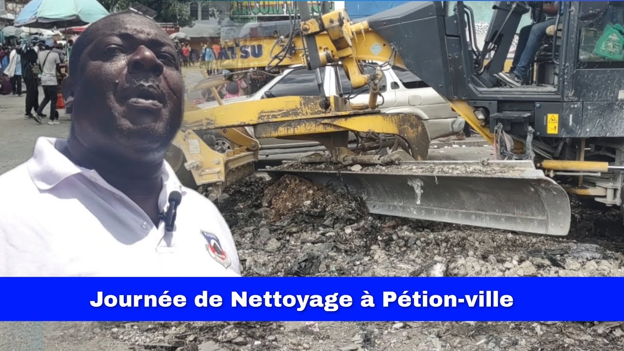 Journée de nettoyage à Pétion-ville. La mairie veut assainir la commune.