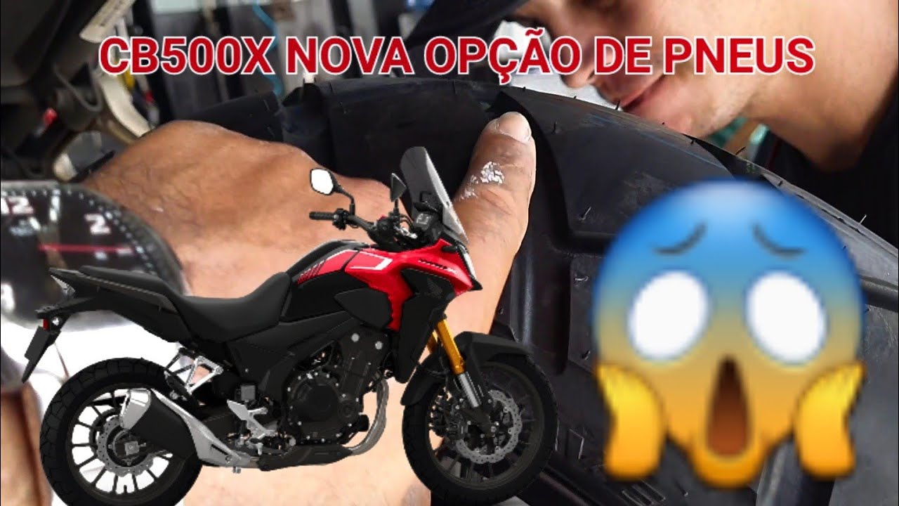 CB500X  NOVA OPÇÃO DE PNEU  KENDA BIG BLOCK #kendabrasil