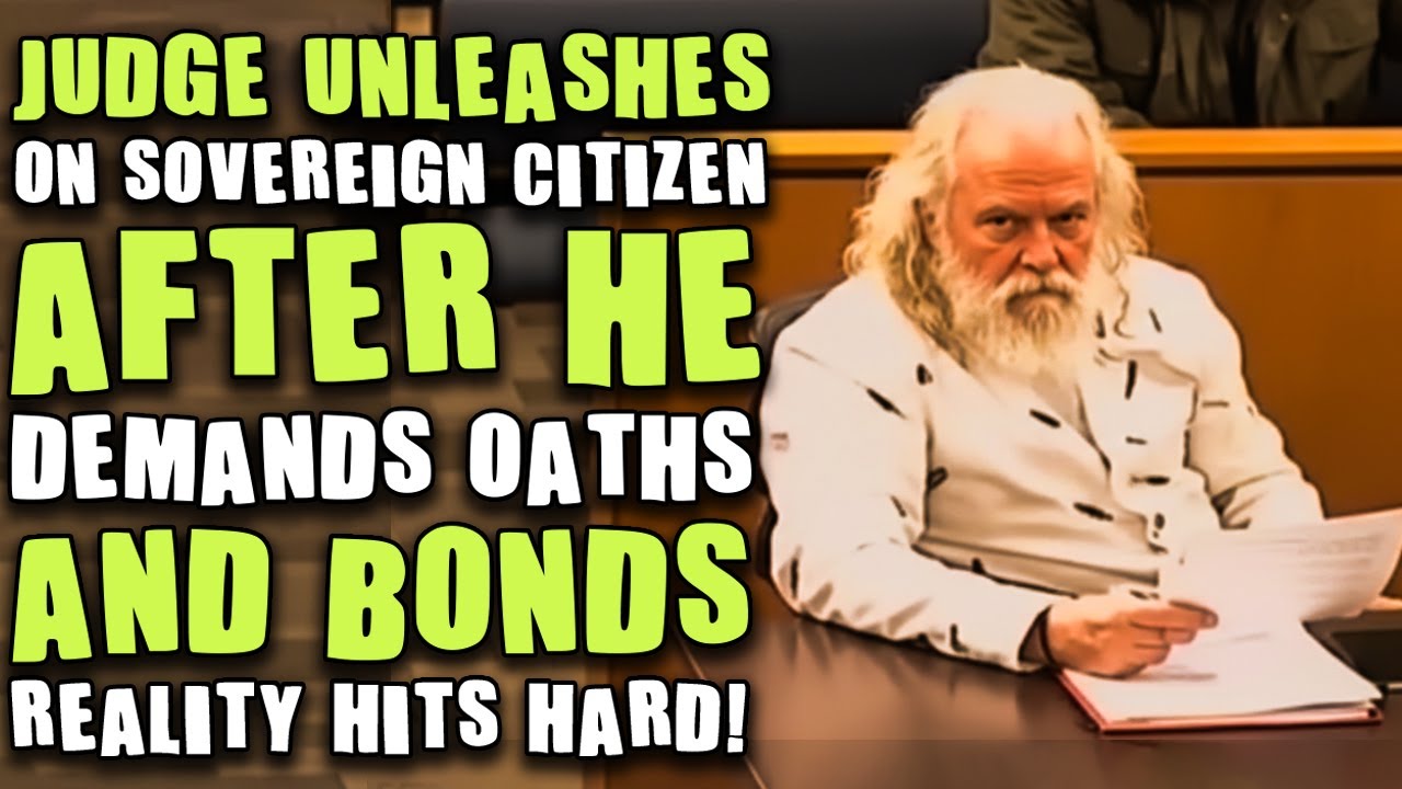 Judge UNLEASHES on Sovereign Citizen After He Demands Oaths and Bonds—Reality Hits HARD!