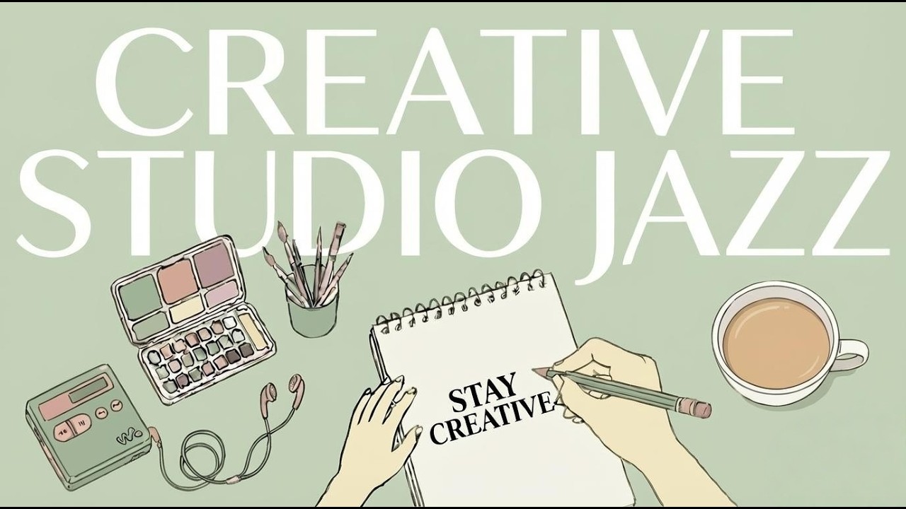 Playlist | クリエイティブな発想が湧くジャズBGM 🎨 | CREATIVE FLOW · INSPIRING | 創作 · デザイン · アイデア · 企画