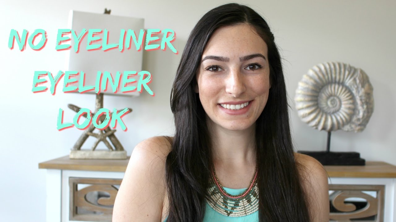 No Eyeliner, Eyeliner Look / The Simple Way To Do Eyeliner - Tip Tuesday // Coral Cole