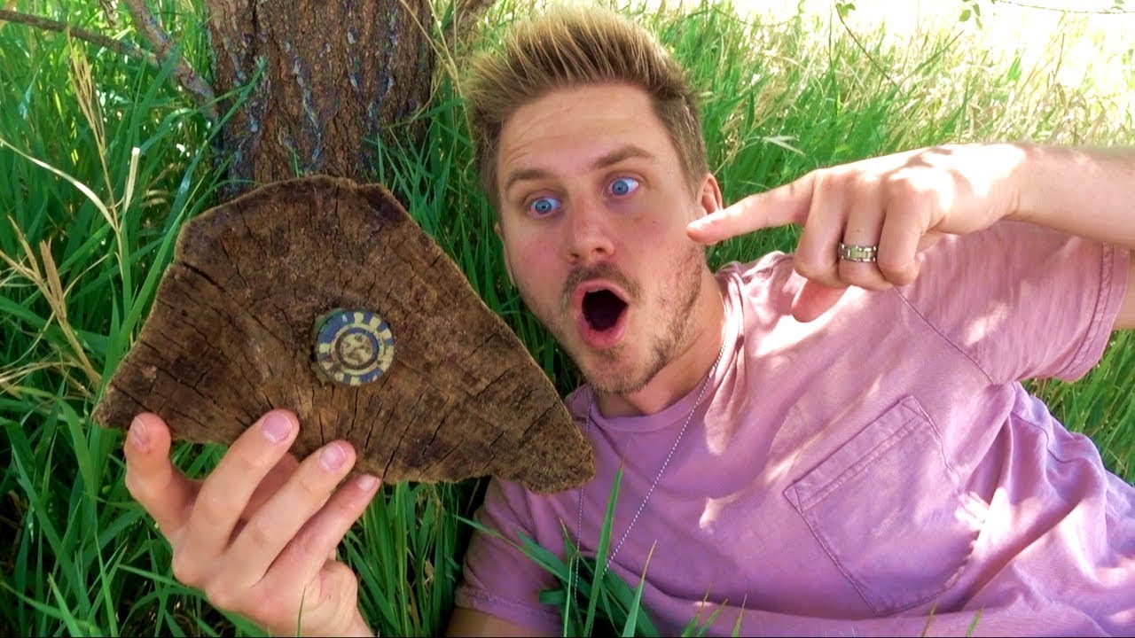 MYSTERY BOX IN THE WOODS! *found*