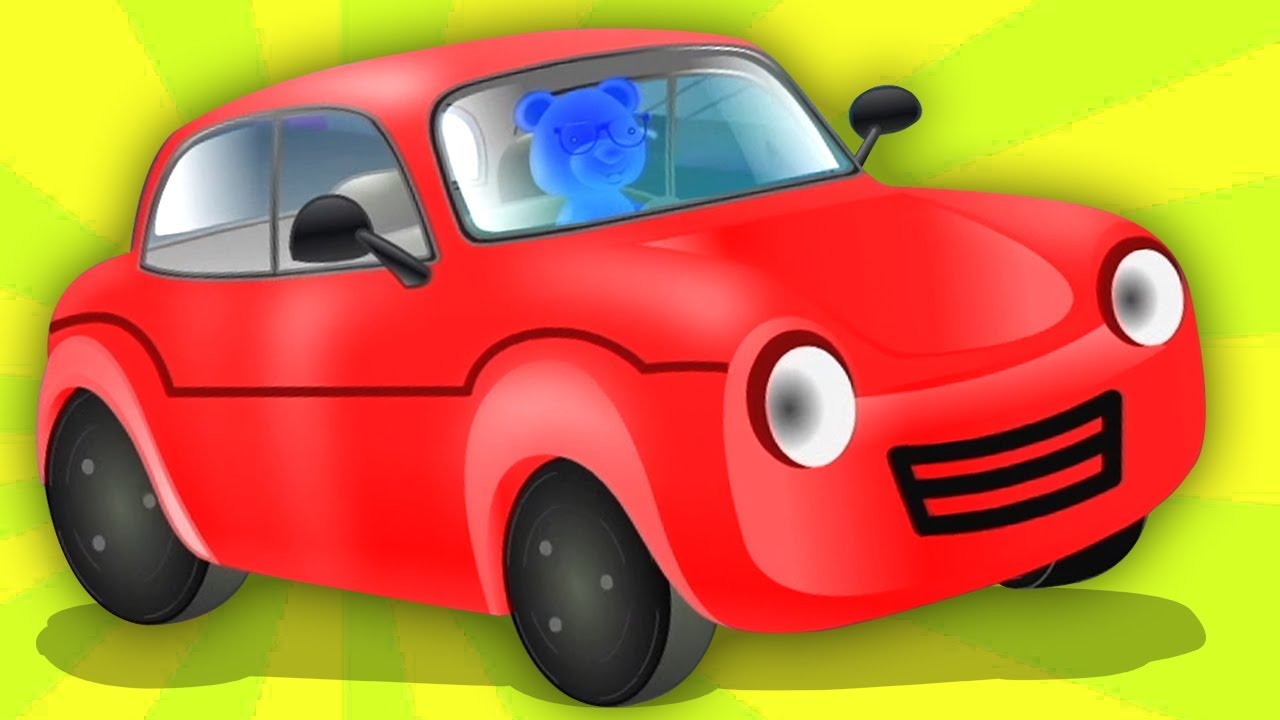 carro vermelho do papai | rima para crianças | Daddy's Red Car | Jelly Bears Português