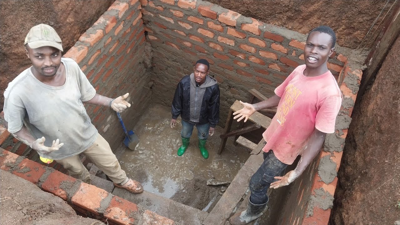THIRD DAY OF CONSTRUCTING SEPTIC TANK!!