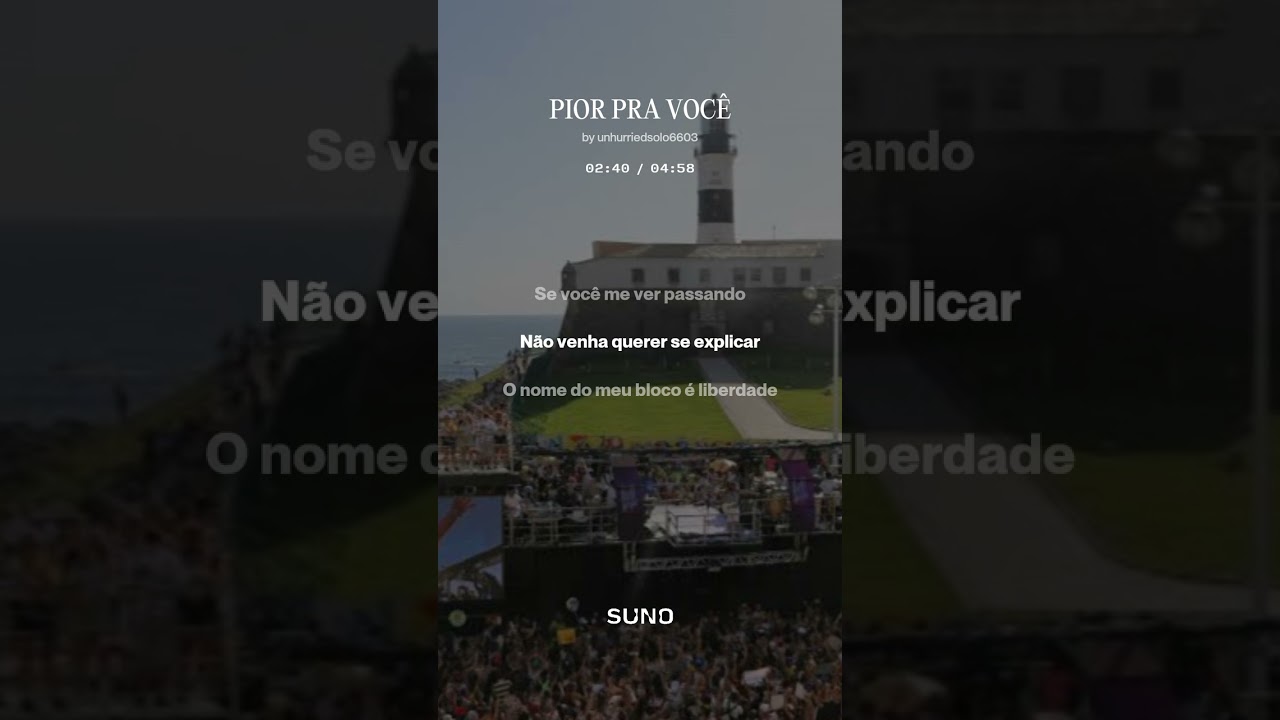 PIOR PRA VOCÊ