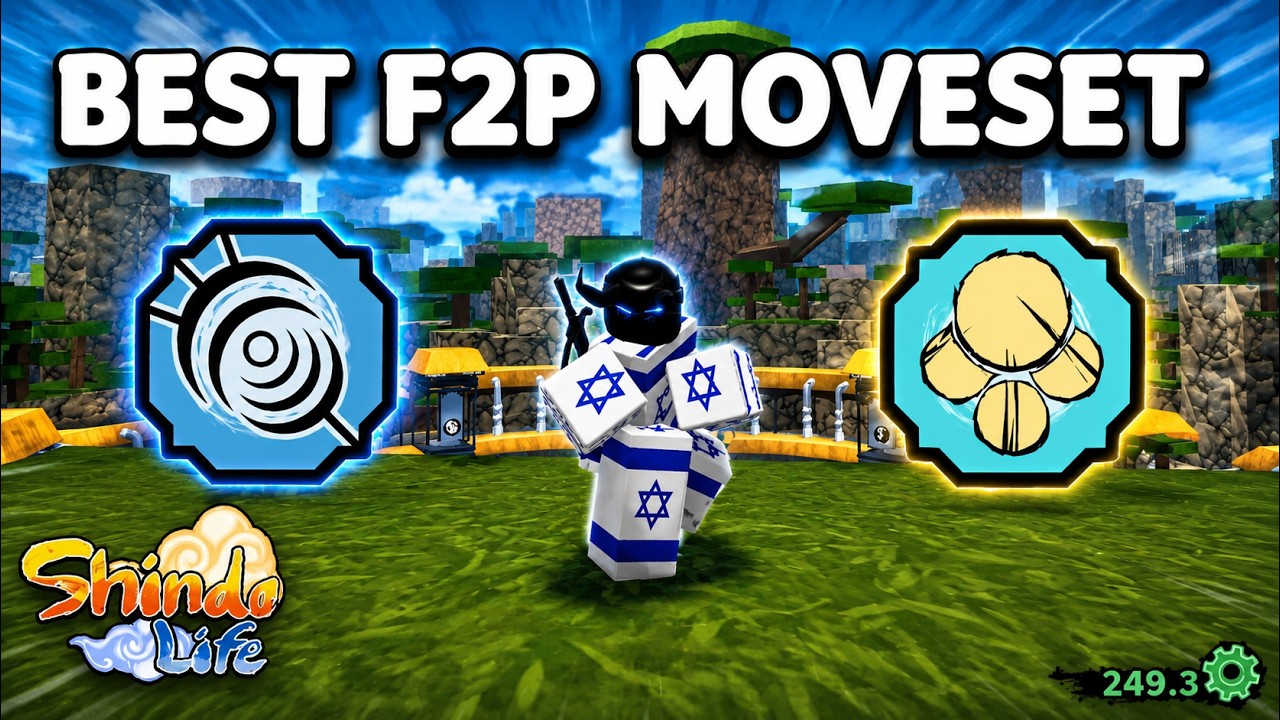 BEST F2P Moveset for The New Update 249 | Shindo Life PVP #38