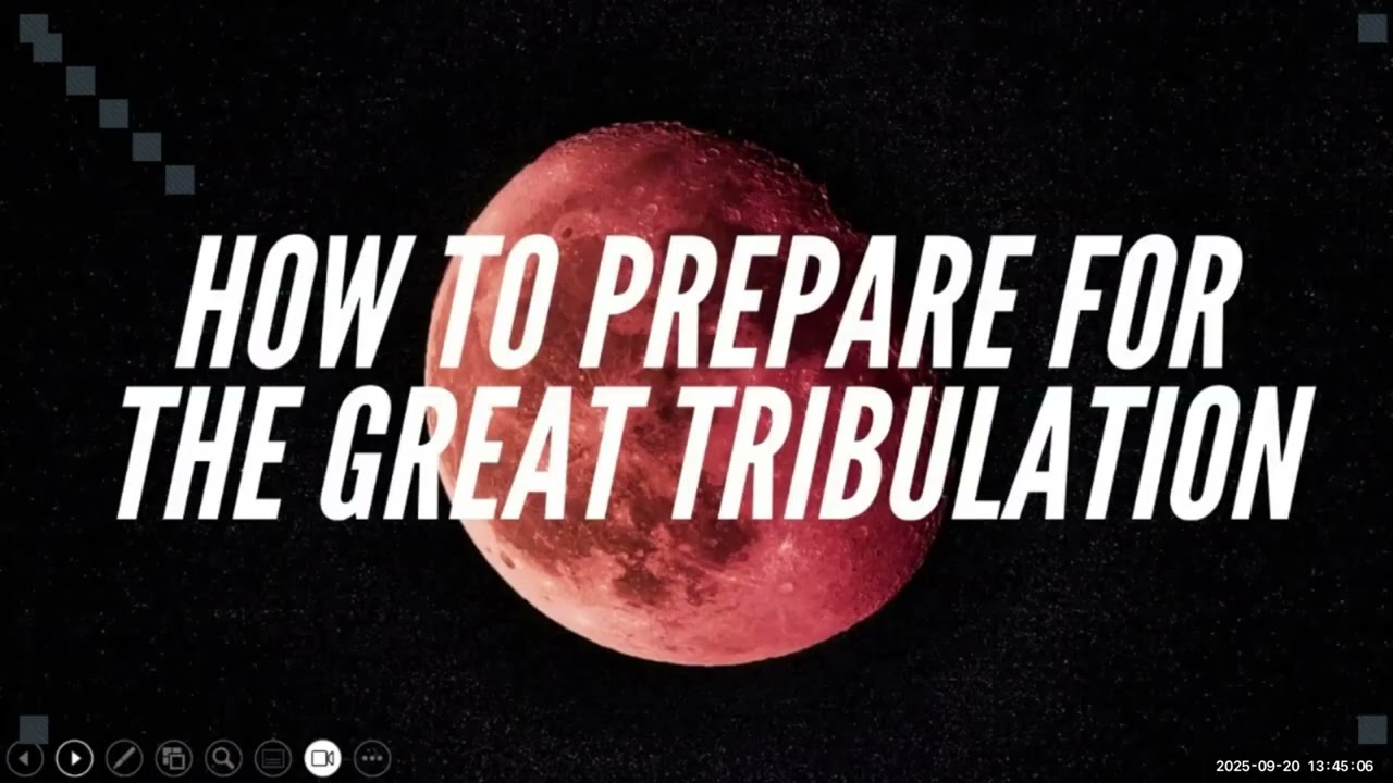 The Great Tribulation- Preparation by Reggie Lee