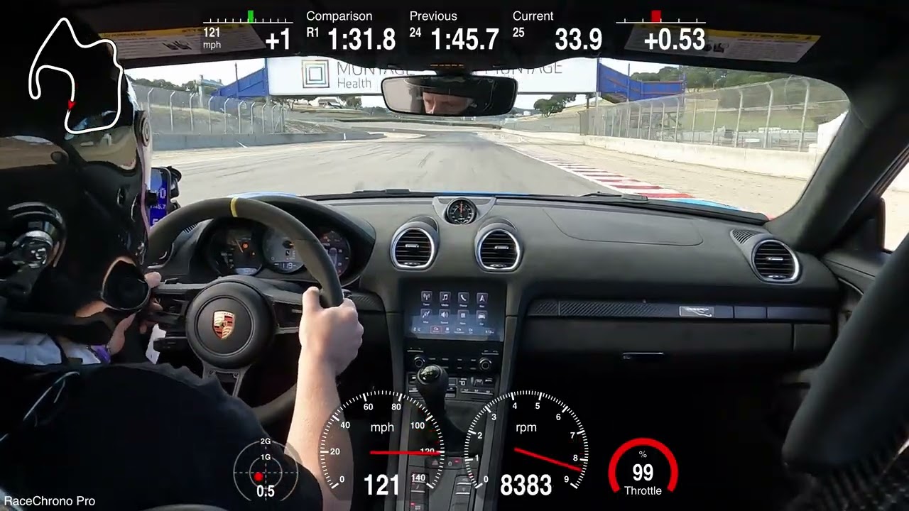 Porsche 718 Cayman GT4 RS - Laguna Seca - An Exercise in Car Control