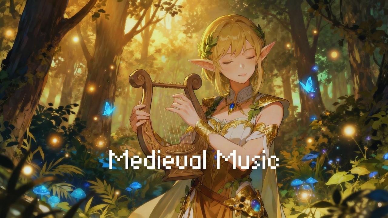 Música Medieval Relajante de Fantasía (4 Horas) 🌙 Sonidos Antiguos para Concentrarse y Dormir