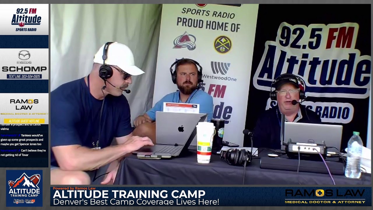 LIVE at Broncos Camp - strong weekend for Broncos offense, Kyle Freeland pitches 1st complete game