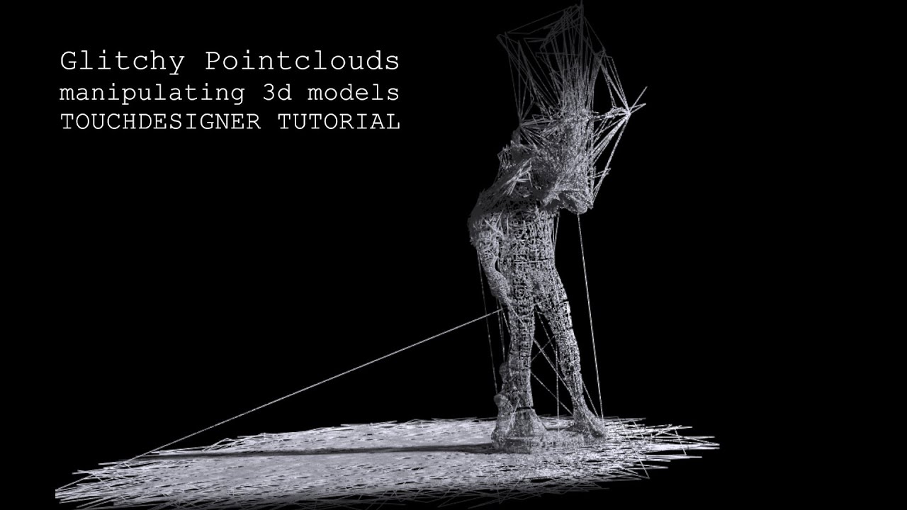Deconstructing Sculptures - Pointclouds and 3d-models TOUCHDESIGNER TUTORIAL