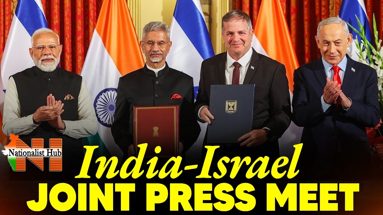 LIVE: PM Modi, PM Benjamin Netanyahu of Israel attend joint press meet || Nationalist Hub