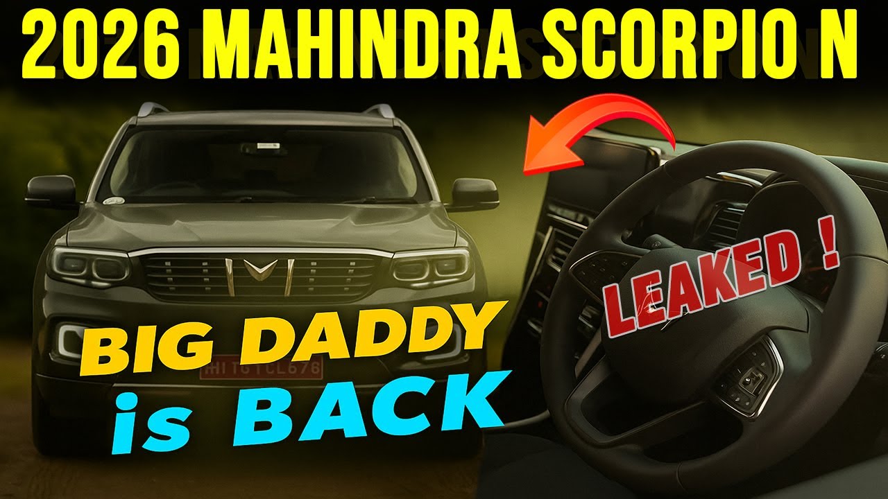 2026 Mahindra Scorpio N Facelift Spied Testing | Interior Leaked & Big Daddy Is Back! 🔥