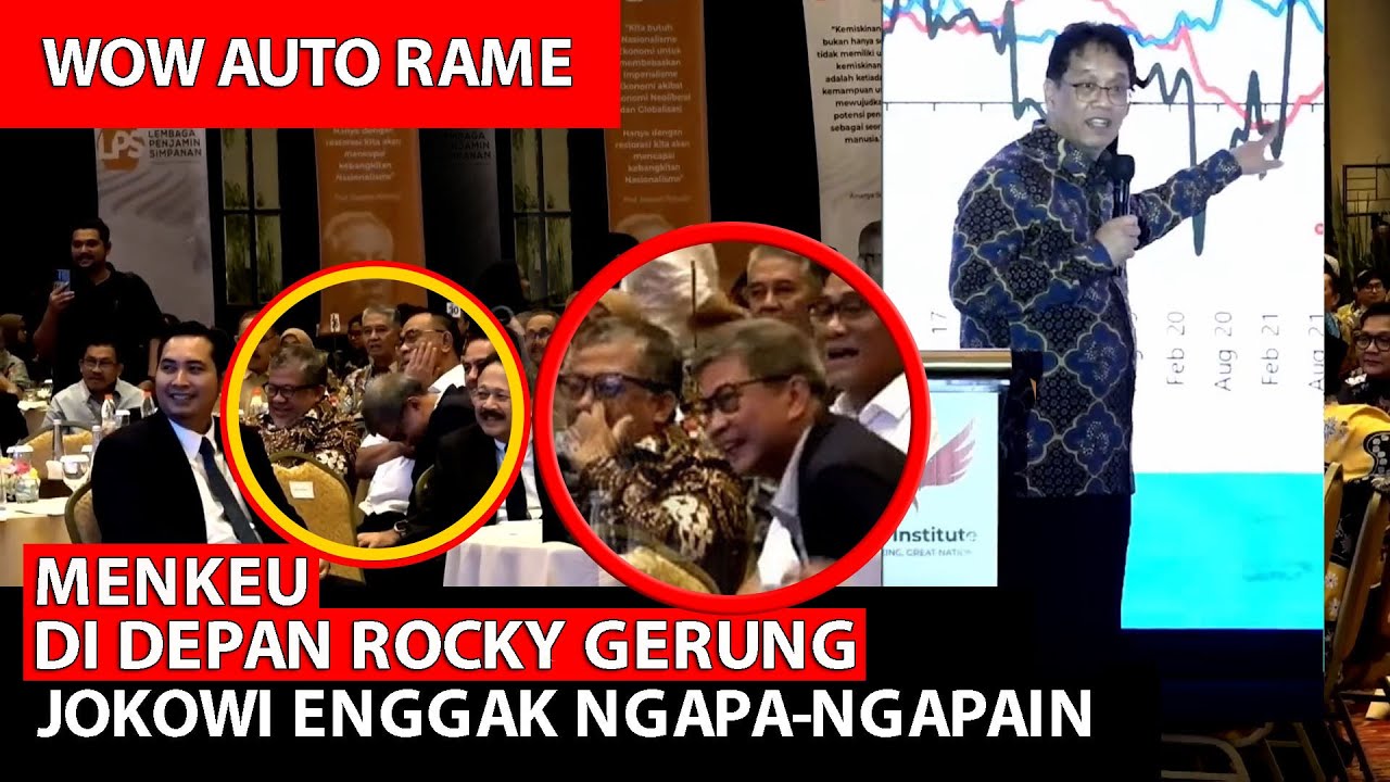 DI DEPAN ROCKY GERUNG, MENKEU PURBAYA 
