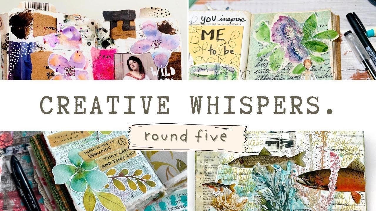  Easy tape transfers~ Creative Whispers Round 5
