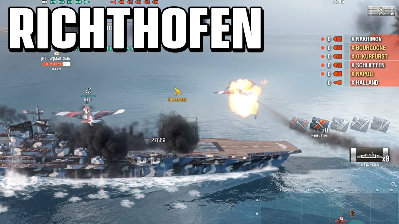 Richthofen: Nakhimov solo snipe