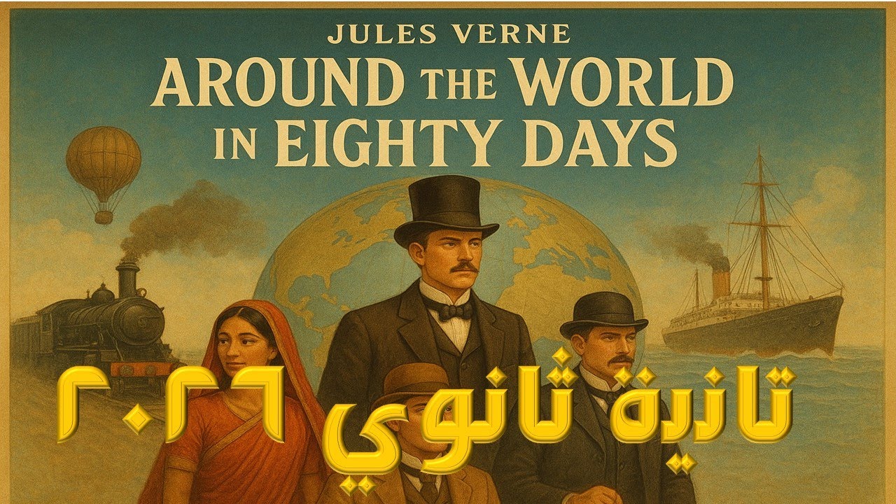 شرح وتحليل قصة around the world in eighty days | تانية ثانوي 2026