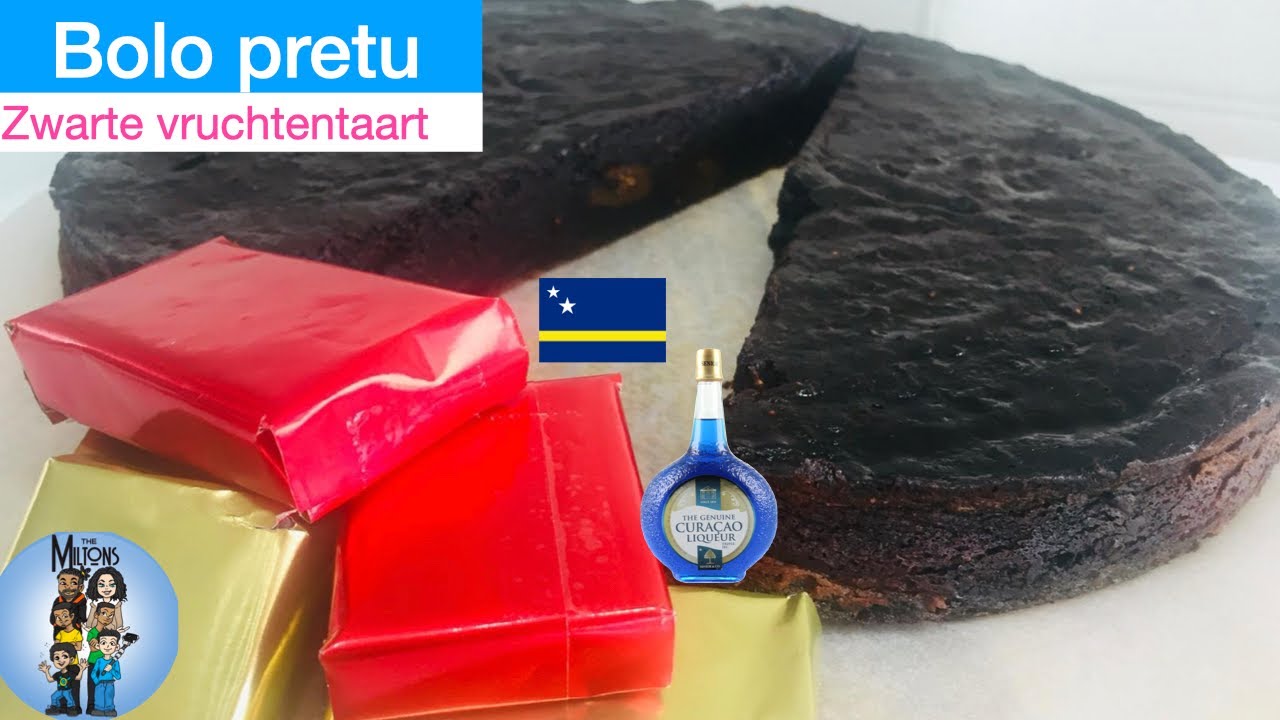 Bolo pretu | Zwarte vruchtentaart | Recept