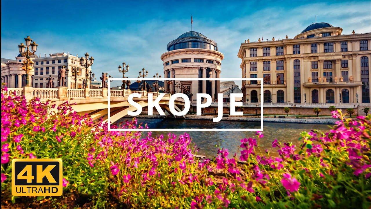Skopje, Macedonia 🇲🇰 | 4K Drone Footage