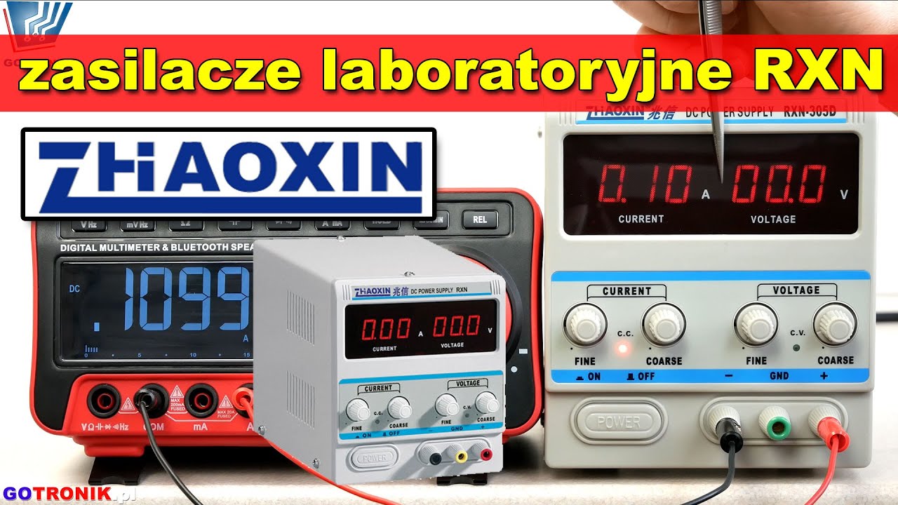 Zasilacze laboratoryjne cz.5 ZHAOXIN seria RXN: RXN305D RXN1505D RXN1503D