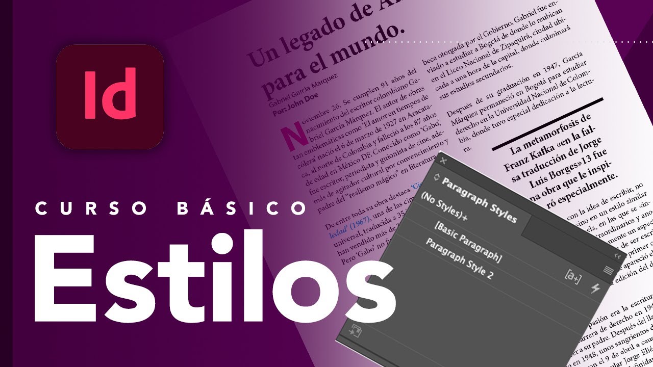 💡 Formateo texto estilos en Indesign - Explicación completa