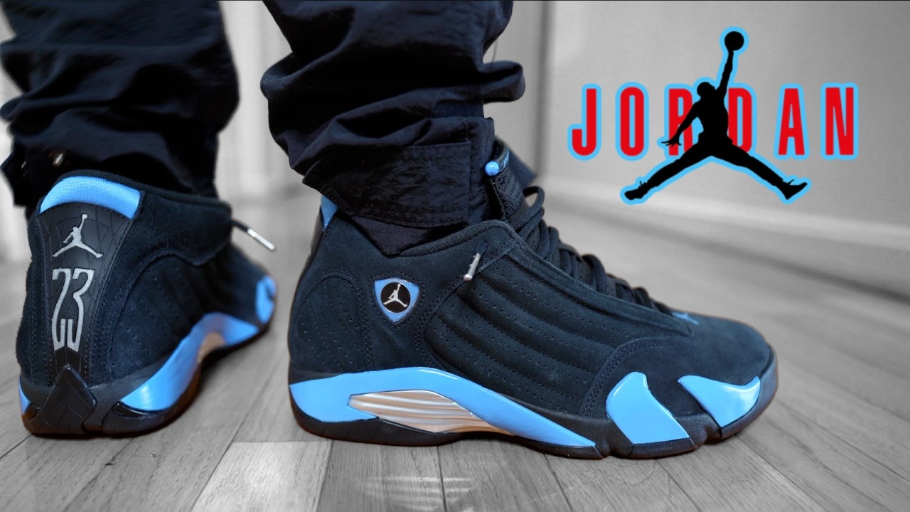 BEEN 20 YEARS WAITING JORDAN 14 UNC UNIVERSITY BLUE REVIEW & ON FEET
