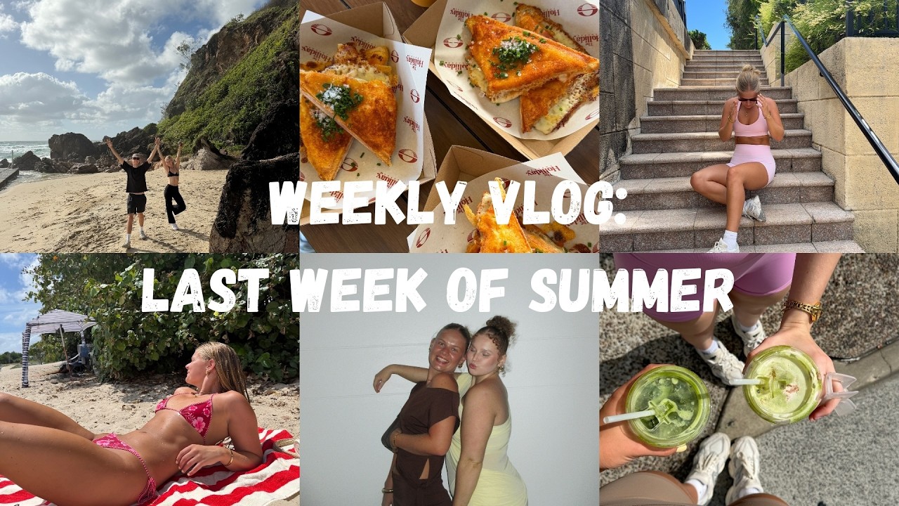spend the week with me - beach, morning walks, shopping hauls, matcha 💗🧘‍♀️🌞🏄‍♂️
