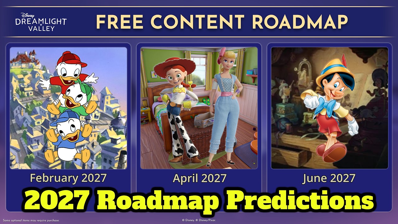 Мои прогнозы по дорожной карте Disney Dreamlight Valley на 2027 год!