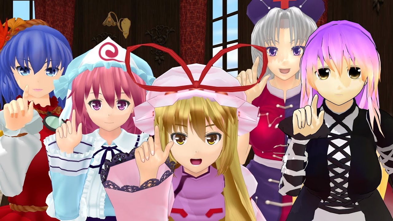 【東方MMD】ある日の五大老１１【ＭＭＤ紙芝居】【八雲紫】【八意永琳】【西行寺幽々子】【聖白蓮】【八坂神奈子】【魂魄妖夢】【五大老】【おばにわん】東方mmd