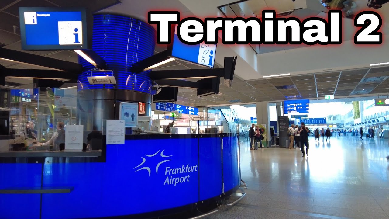 Frankfurt am Main Airport | Terminal 2 | Flughafen Germany | 17. Oktober 2022 | 4k